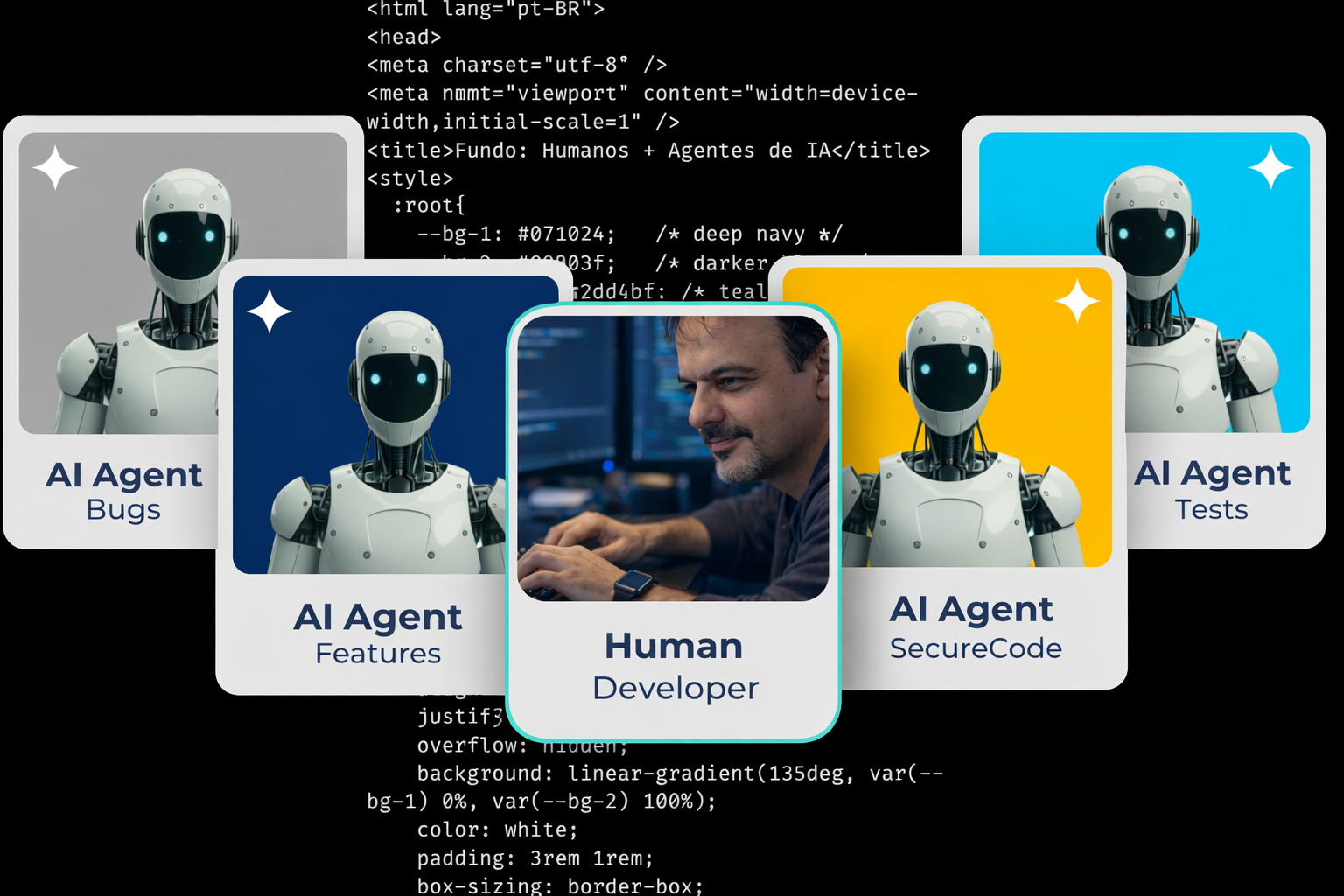Imagem de inteligência artificial